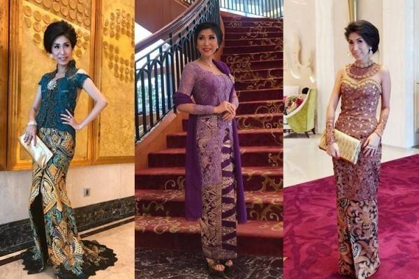 Wanda Ponika-style Kebaya Inspiration, Traditional Glamorous Clothing
