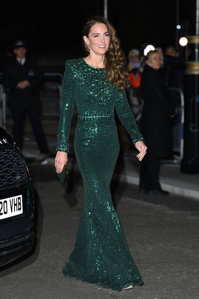 Kate Middleton Wears Glamorous Green Dress Back For Date Night With Prince William